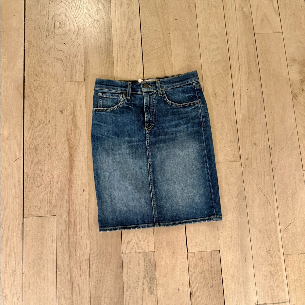 Nili Lotan Micah Denim Skirt